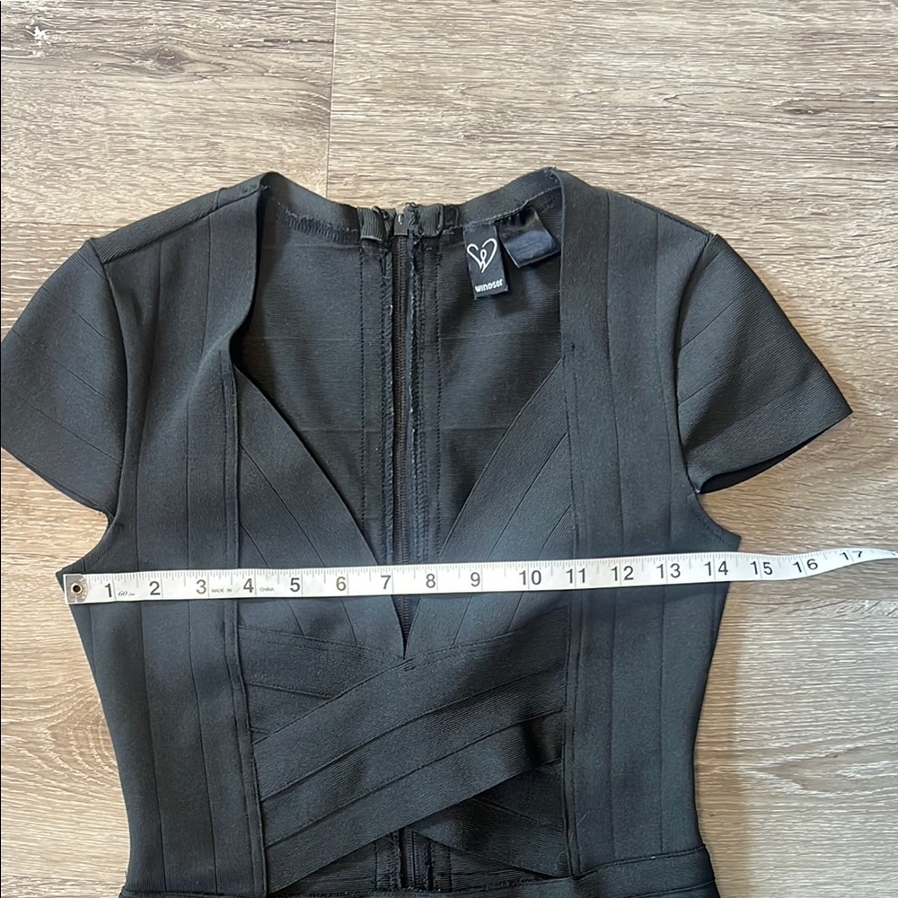 Black Cut-Out Bandage Dress - Picture 8 of 8